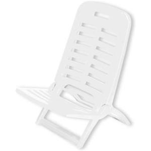 SPIAGGINA IN PLASTICA PROGARDEN PLAYA CM.37,5 x H.65 BIANCA