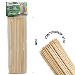 SPIEDINI IN BAMBOO CM.25 CONF.100PZ. IRGE