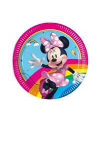 MINNIE RAINBOW PIATTO CM.20 IN CARTA CONF. DA 8PZ. BIGI