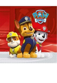 PAW PATROL TOVAGLIOLI IN CARTA CM.33x33 CONF.20PZ.