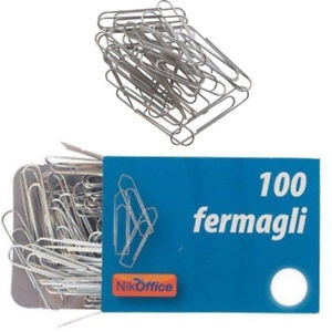 FERMAGLI ZINCATI N.2 NIKOFFICE PEZZI 10