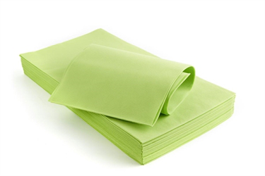 TOVAGLIA TNT CM.100x100 Conf.25 PZ. VERDE LIME IDEAL
