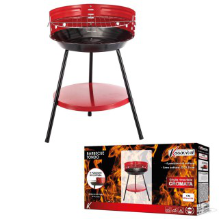 BARBECUE A CARBONE TONDO CM.36xH.55 KASAVIVA