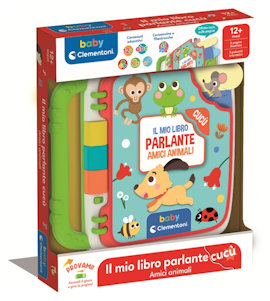 PRIME ATTIVITA' IL MIO PRIMO LIBRO PARLANTE AMICI ANIMALI 12+ MESI 17550 CLEMENT