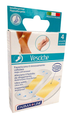 MEDICAZIONE CEROTTI SPECIFICI PER VESCICHE SET. 4PZ. FARMALINE