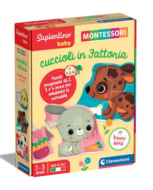 SAPIENTINO MONTESSORI CUCCIOLI IN FATTORIA 1-3 ANNI 16850 CLEMENTONI