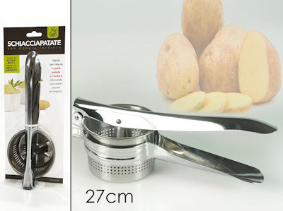 UTENSILE SCHIACCIAPATATE IN ACCIAIO FORATO 727137A GENERAL