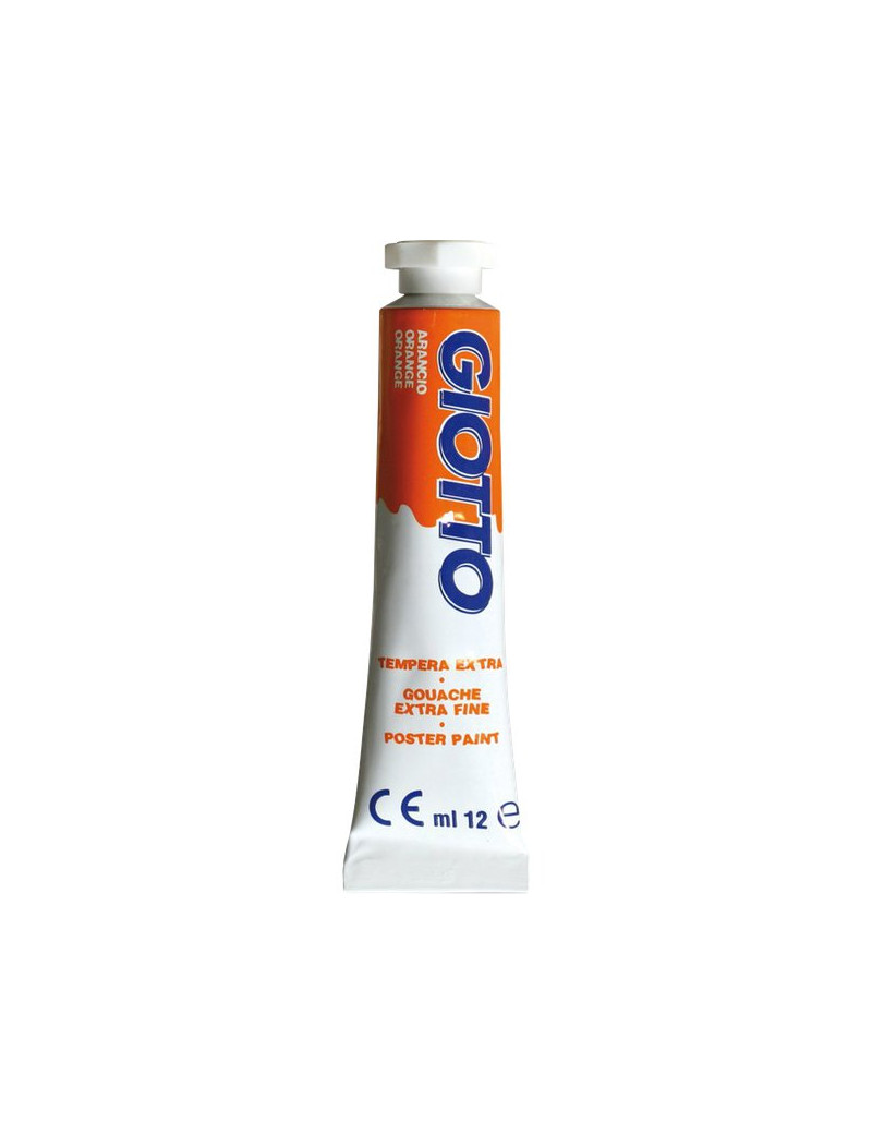 TEMPERA IN TUBETTO 12ML. 05 ARANCIO GIOTTO PEZZI 6