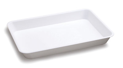VASCHETTA IN PLASTICA CATERING CM.30x20x4 BIANCA BELLI E FORTI