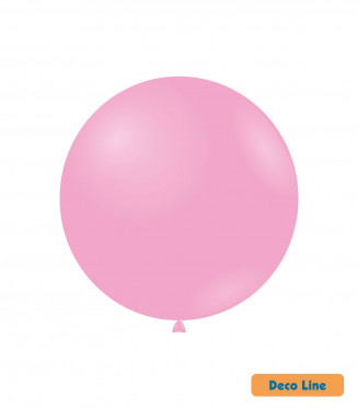 PALLONCINI DECO LINE PROFES. PASTELLO 18 POLLICI CM.46 CONF.20PZ. ROSA FLAMINGO