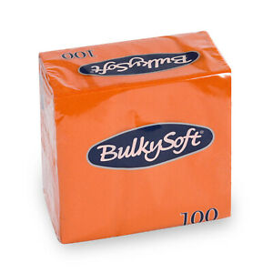 TOVAGLIOLI 2 VELI 25x25 ARANCIO conf.100pz. BULKYSOFT