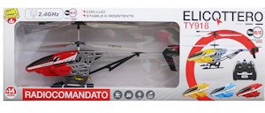ELICOTTERO RADIO COMANDO TY918 CON LUCI GIAV