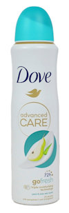 DEODORANTE DOVE SPRAY 150ML. ADVANCE CARE PERA E ALOE