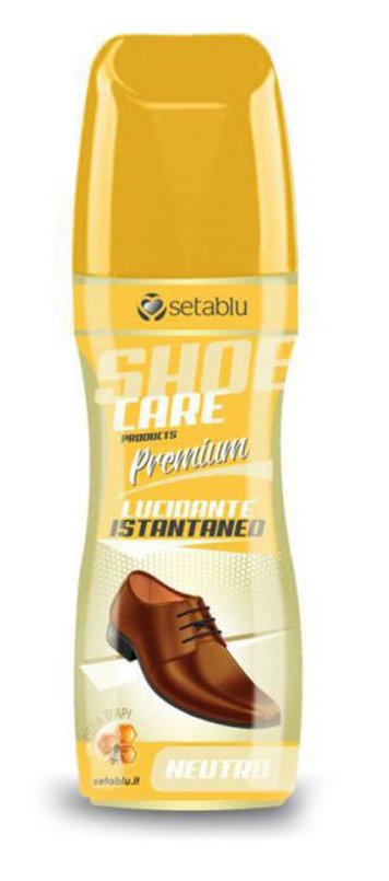 SCARPE SOLO LUCIDASCARPE LIQUIDO CON DISPENCER 75ML. NEUTRO SETABLU