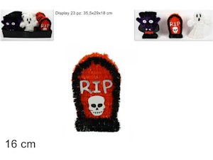 HALLOWEEN ACCESSORI FESTA SOGGETTI CM.H.16 DUESSE