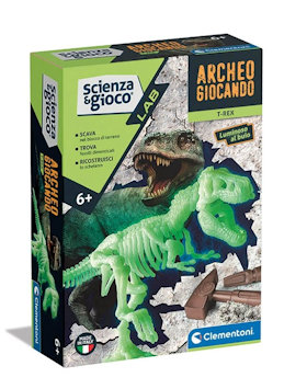 SCIENZA E GIOCO MINI ARCHEOGIOCANDO TIRANNOSAURO 6+ ANNI 19225 CLEMENTONI