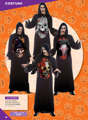 COSTUME ADULTO TUNICA HORROR
