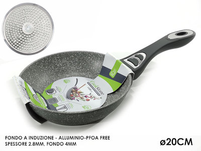 PADELLA FONDO A INDUZIONE COOKSTONE CM.20 GRIGIO 652402 GENERAL