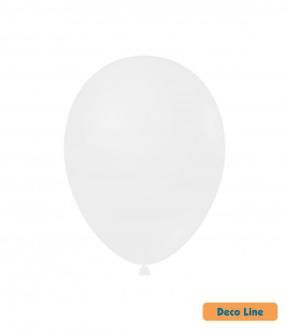 PALLONCINI DECO LINE PROFES. PASTELLO 12 POLLICI CM.30 CONF.50PZ. BIANCHI 200