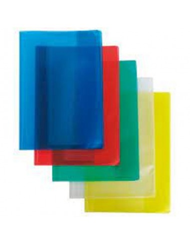 COPERTINE PER QUADERNONI CON ALETTE IN PPL CONF. COLORI ASSORTITI PEZZI 100