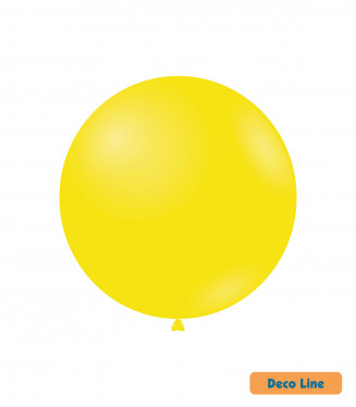 PALLONCINI DECO LINE PROFES. PASTELLO 18 POLLICI CM.46 CONF.20PZ. GIALLO LIMONE