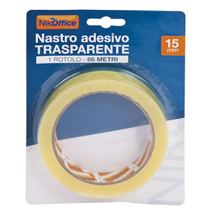 NASTRA ADESIVO 15x66 NIKOFFCE SU BLISTER