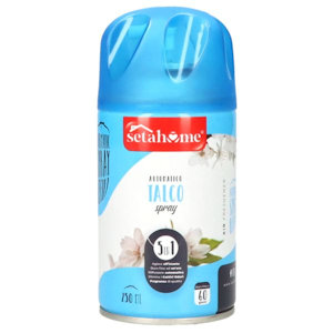 DEODORANTE AMBIENTE SPRAY RICARICA SETABLU TALCO 250ML.