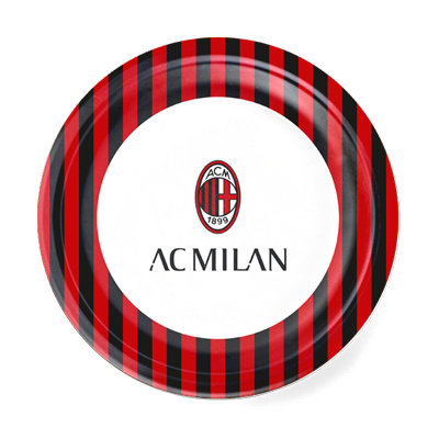 SPORT CALCIO MILAN PIATTI CM.18 CONF.8 PZ. BIGIEMME