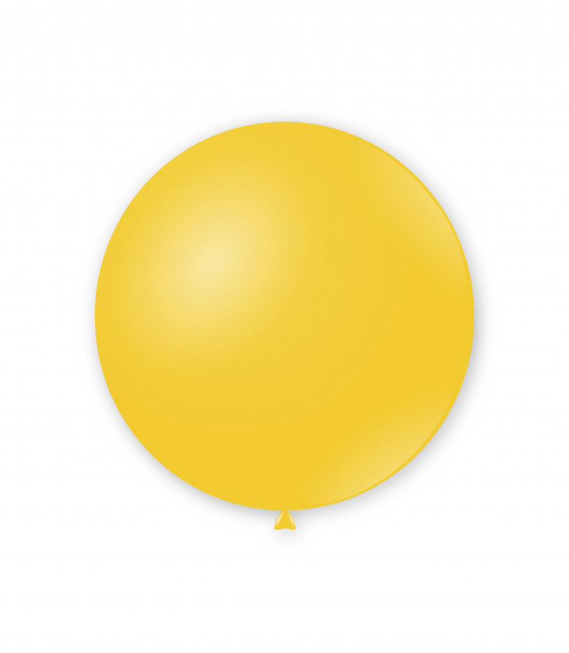 PALLONCINI 15 POLLICI CM.38 CONF.50PZ. GIALLO 14 PASTELLO