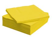 TOVAGLIOLI 2VELI 33x33 GIALLO CONF.20PZ. GOFFRATO SWEEPING
