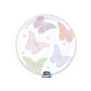GENERICO FARFALLE BUTTERFLY PIATTI CM.18 CONF.6 PZ. BIGPARTY