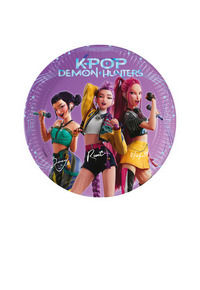 K-POP DEMON-HUNTERS PIATTO CM.20 IN CARTA CONF. DA 8PZ. BIGI