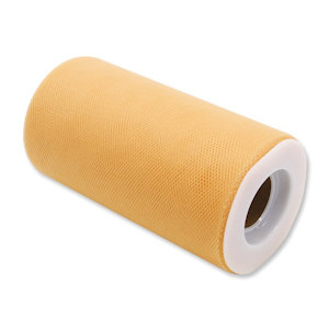 ROTOLO TULLE H.CM.12.5 x 25 MT. ALBICOCCA BIGPARTY