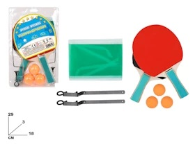 GIOCO PING PONG SET IN BLISTER MAZ.