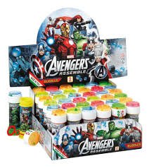 BOLLE DI SAPONE 60 ML. AVENGERS DULCOP PEZZI 36