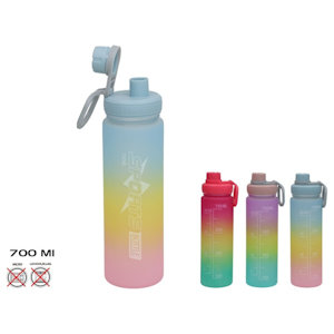 BORRACCIA IN PLASTICA 700ML COLOR ARCOBALENO GERIMPORT