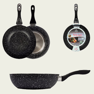 PADELLA FONDO A INDUZIONE VULCANIA WOK CM.24 xH.3,5 ARCA
