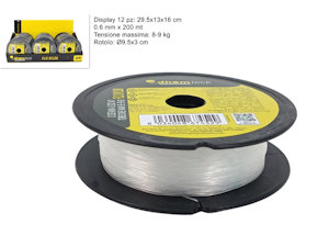 FERRAMENTA FILO IN NYLON ROTOLO MT.200x0,6mm DUESSE
