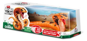 ANIMALI IN SCATOLA SERPENTE INTERATTIVO STRISCIANTE COBRA ROBO ALIVE ZURU 71137