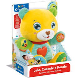 BABY PELUCHE LELE COCCOLE PAROLE 6+ MESI 17965 CLEMENTONI