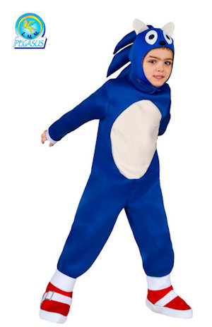 COSTUME SUPER RICCIO SONIC 5/6 ANNI DI PEGASUS 1925