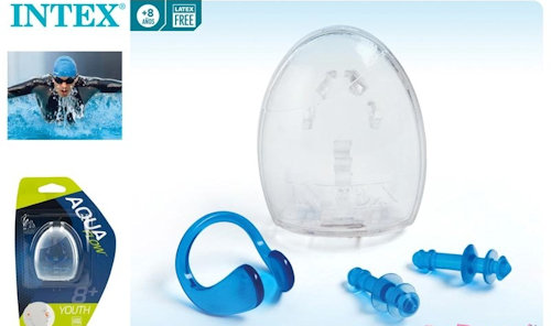 TAPPI PER ORECCHIE CON STRINGINASO IN BLISTER INTEX 55609