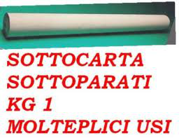 ROTOLO SOTTOPARATI IN CARTA CONF. DA 1KG.
