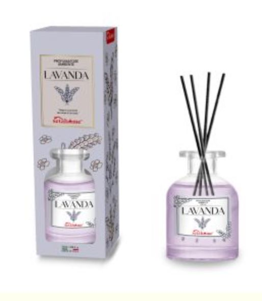 DEODORANTE AMBIENTE LIQUIDO CON BASTONCINI 100 ML. LAVANDA SETABLU