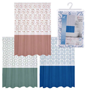 TENDA DOCCIA CM.180x200CM LIBERTY DECORATA KASAVIVA