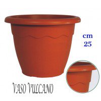 VASO IN PLASTICA VULCANO D.25 (CM.25x19H) DUPLAST