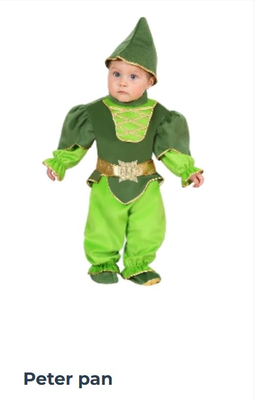 COSTUME BABY 10/12 MESI PETER PAN DI PEGASUS 5049
