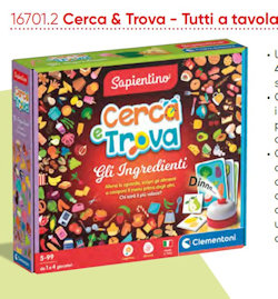 SAPIENTINO CHI CERCA TROVA GLI INGREDIENTI 5-99 ANNI 16701 CLEMENTONI