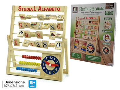 GIOCO ABACO CON LETTERE E NUMERI 719916 GENERAL