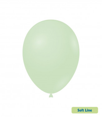 PALLONCINI 12 POLLICI CM.30 VERDE MENTA VINTAGE 152 PASTELLO CONF.50PZ. SOFTLINE